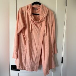Peach Cowl Neck Women's Sweater